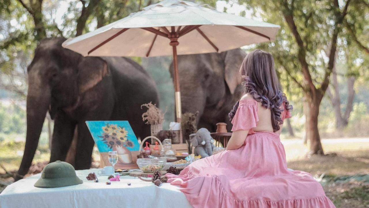 Sappraiwan Elephant Resort & Sanctuary Kaengsopha Экстерьер фото